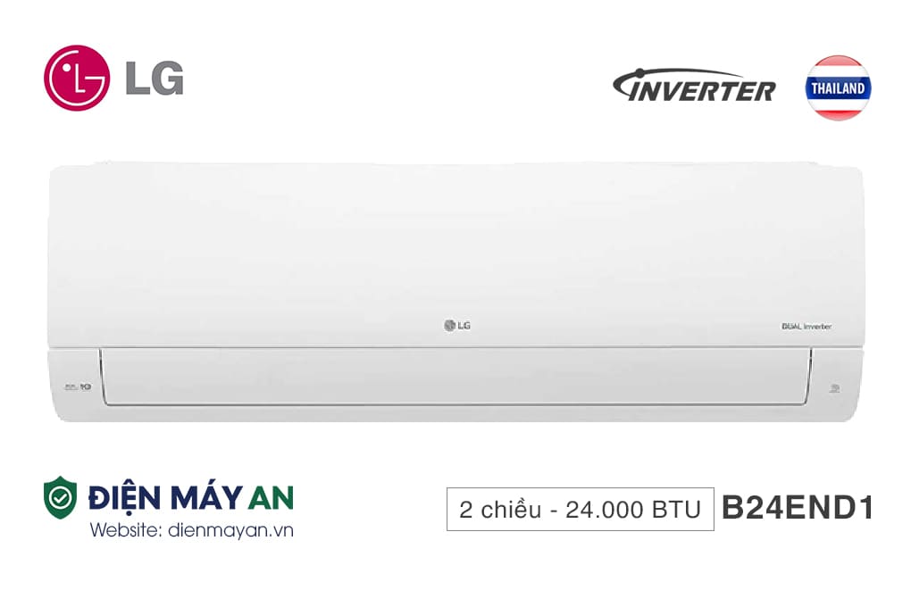 Điều hòa LG Inverter 24000 BTU 2 chiều B24END1